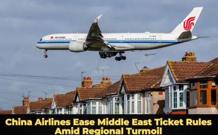 China Airlines Ease Middle East Ticket Rules Amid Regional Turmoil