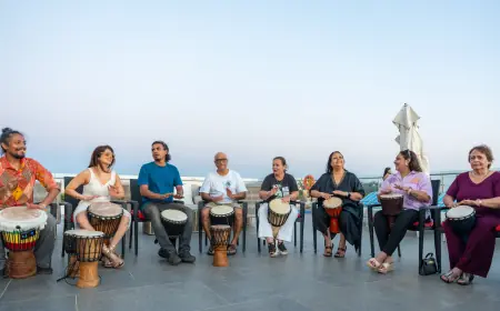 Beats Of The Drum As The Sun Turns Gold