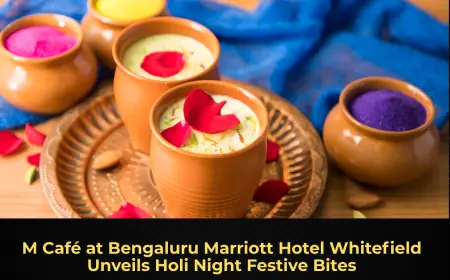 M Café at Bengaluru Marriott Hotel Whitefield Unveils Holi Night Festive Bites