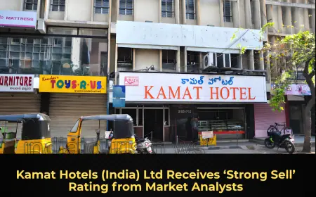 Kamat Hotels (India) Ltd Receives ‘Strong Sell’ Rating from Market Analysts