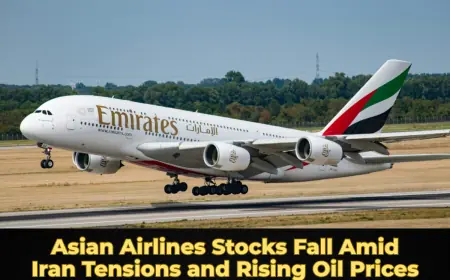 Asian Airlines Stocks Fall Amid Iran Tensions and Rising Oil Prices