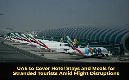 UAE to Cover Hotel Stays and Meals for Stranded Tourists Amid Flight Disruptions