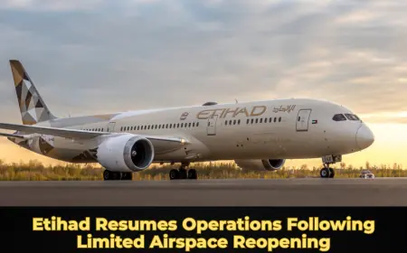 Etihad Resumes Operations Following Limited Airspace Reopening