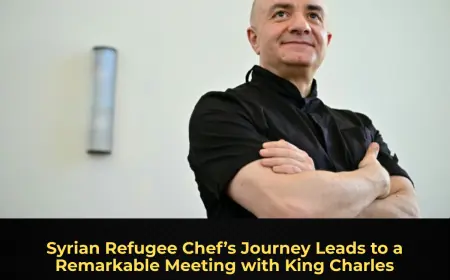 Syrian Refugee Chef’s Journey Leads to a Remarkable Meeting with King Charles