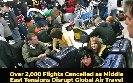 Over 2,000 Flights Cancelled as Middle East Tensions Disrupt Global Air Travel