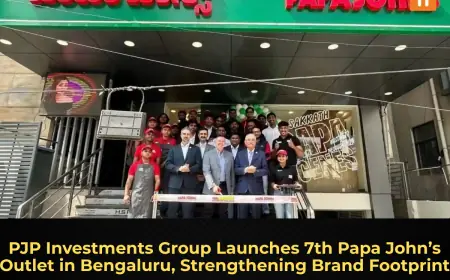 PJP Investments Group Launches 7th Papa John’s Outlet in Bengaluru, Strengthening Brand Footprint