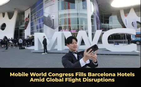 Mobile World Congress Fills Barcelona Hotels Amid Global Flight Disruptions