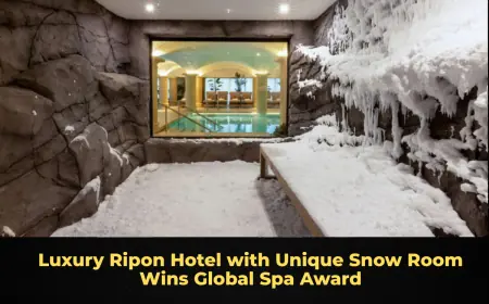 Luxury Ripon Hotel with Unique Snow Room Wins Global Spa Award