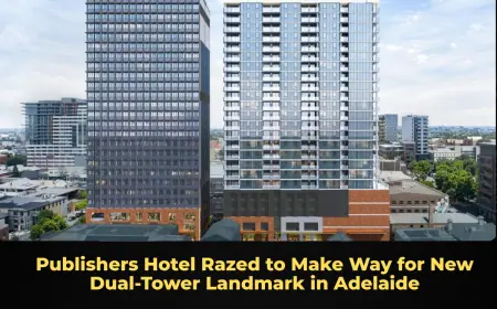 Publishers Hotel Razed to Make Way for New Dual-Tower Landmark in Adelaide