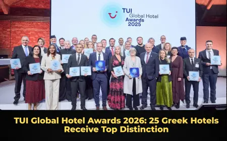 TUI Global Hotel Awards 2026: 25 Greek Hotels Receive Top Distinction