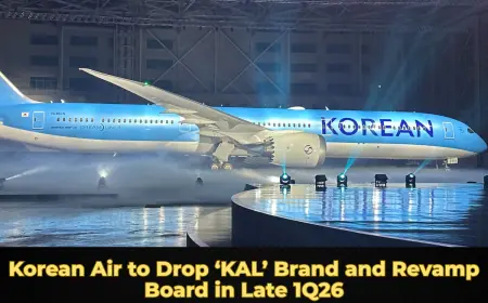 Korean Air to Drop ‘KAL’ Brand and Revamp Board in Late 1Q26