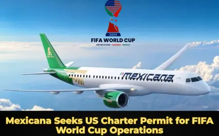 Mexicana Seeks US Charter Permit for FIFA World Cup 2026 Operations