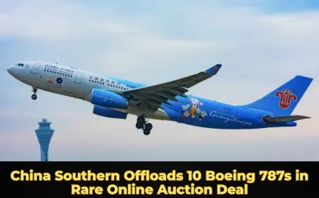 China Southern Offloads 10 Boeing 787s in Rare Online Auction Deal