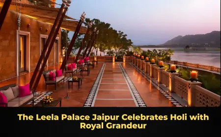 The Leela Palace Jaipur Celebrates Holi with Royal Grandeur