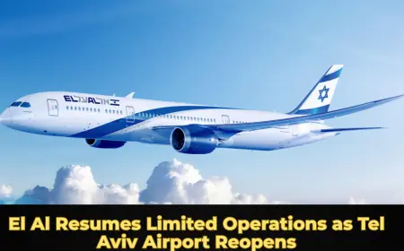 El Al Resumes Limited Operations as Tel Aviv Airport Reopens
