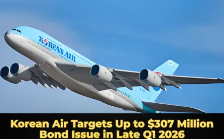 Korean Air Targets Up to $307 Million Bond Issue in Late Q1 2026