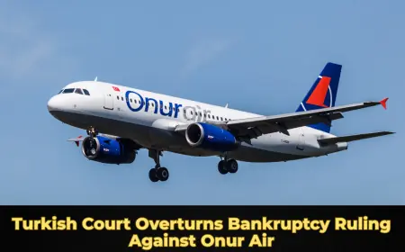 Turkish Court Overturns Bankruptcy Ruling Against Onur Air