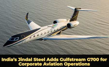 India’s Jindal Steel Adds Gulfstream G700 for Corporate Aviation Operations
