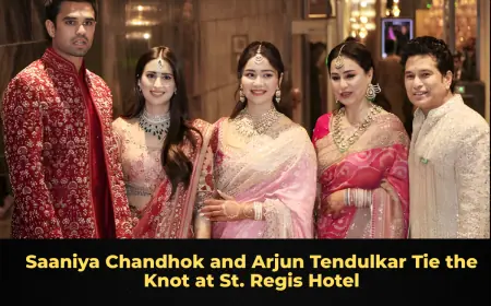 Saaniya Chandhok and Arjun Tendulkar Tie the Knot at St. Regis Hotel