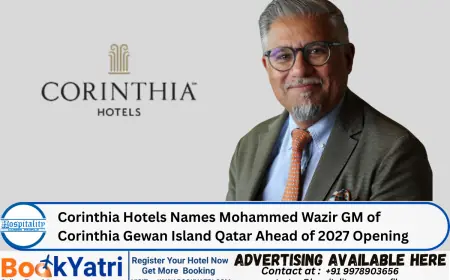 Corinthia Hotels Names Mohammed Wazir GM of Corinthia Gewan Island Qatar Ahead of 2027 Opening