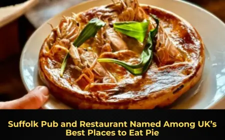 Suffolk Pub and Restaurant Named Among UK’s Best Places to Eat Pie