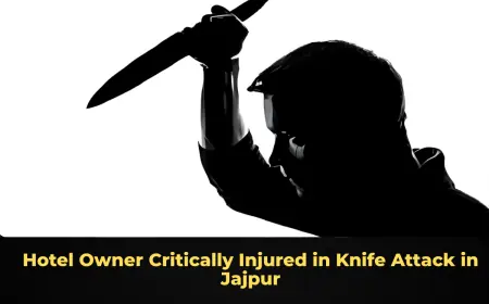 Hotel Owner Critically Injured in Knife Attack in Jajpur