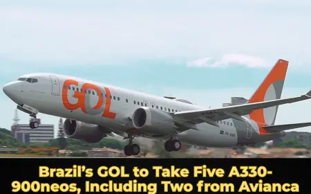 Brazil’s GOL to Take Five A330-900neos, Including Two from Avianca