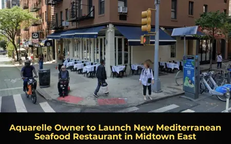Aquarelle Owner to Launch New Mediterranean Seafood Restaurant in Midtown East