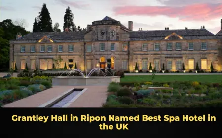 Grantley Hall in Ripon Named Best Spa Hotel in the UK