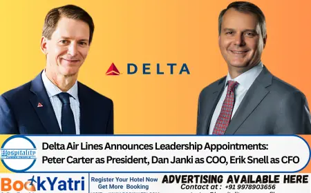 Delta Air Lines Announces Leadership Appointments: Peter Carter as President, Dan Janki as COO, Erik Snell as CFO
