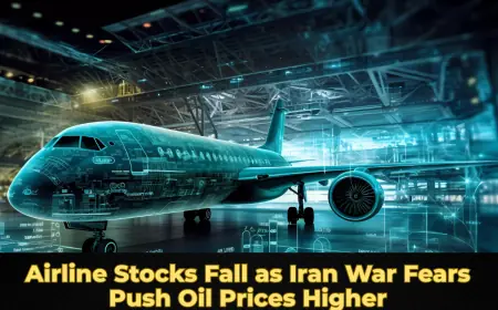 Airline Stocks Fall as Iran War Fears Push Oil Prices Higher