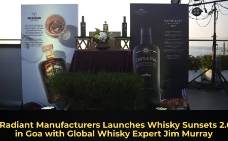 Radiant Manufacturers Launches Whisky Sunsets 2.0 in Goa with Global Whisky Expert Jim Murray