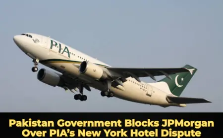 Pakistan Government Blocks JPMorgan Over PIA’s New York Hotel Dispute