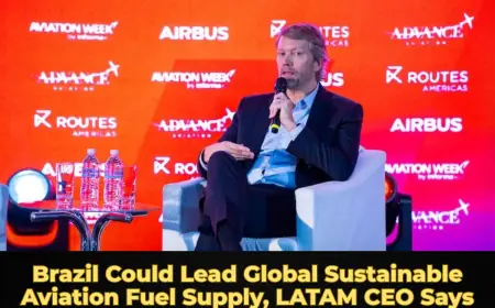 Brazil Could Lead Global Sustainable Aviation Fuel Supply, LATAM CEO Says