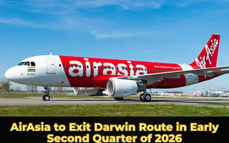 AirAsia to Exit Darwin Route in Early Second Quarter of 2026
