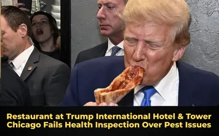 Restaurant at Trump International Hotel & Tower Chicago Fails Health Inspection Over Pest Issues