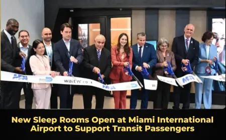 New Sleep Rooms Open at Miami International Airport to Support Transit Passengers