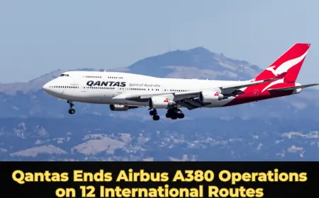 Qantas Ends Airbus A380 Operations on 12 International Routes