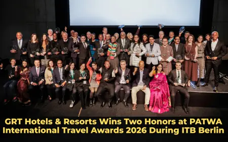 GRT Hotels & Resorts Wins Two Honors at PATWA International Travel Awards 2026 During ITB Berlin