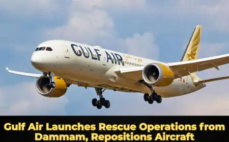 Gulf Air Launches Rescue Operations from Dammam, Repositions Aircraft