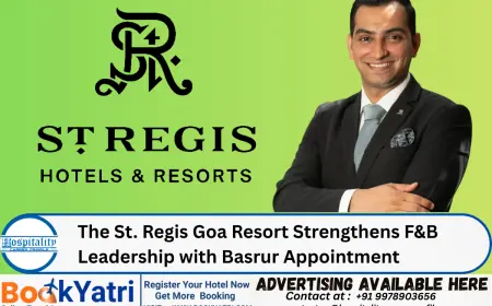 The St. Regis Goa Resort Strengthens F&B Leadership with Shubham S Basrur Appointment