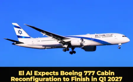 El Al Expects Boeing 777 Cabin Reconfiguration to Finish in Q1 2027