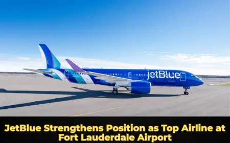 JetBlue Strengthens Position as Top Airline at Fort Lauderdale Airport
