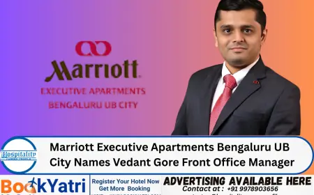 Marriott Executive Apartments Bengaluru UB City Names Vedant Gore Front Office Manager