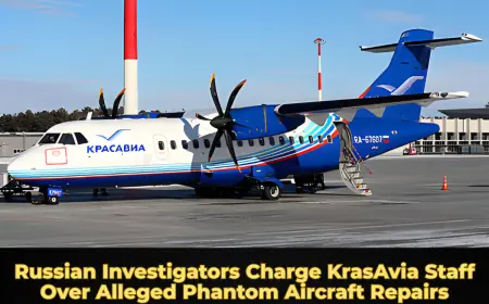 Russian Investigators Charge KrasAvia Staff Over Alleged Phantom Aircraft Repairs