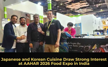 Japanese and Korean Cuisine Draw Strong Interest at AAHAR 2026 Food Expo in India
