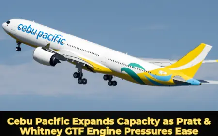 Cebu Pacific Expands Capacity as Pratt & Whitney GTF Engine Pressures Ease