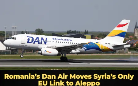 Romania’s Dan Air Moves Syria’s Only EU Link to Aleppo