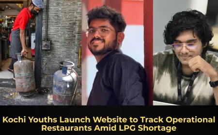 Kochi Youths Launch Website to Track Operational Restaurants Amid LPG Shortage