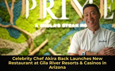Celebrity Chef Akira Back Launches New Restaurant at Gila River Resorts & Casinos in Arizona
